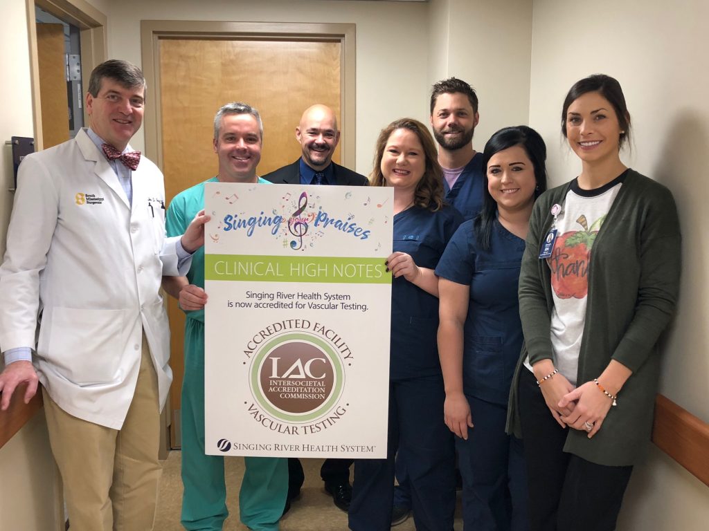 Vascular Laboratory Earns Top Accreditation Singing River Health System