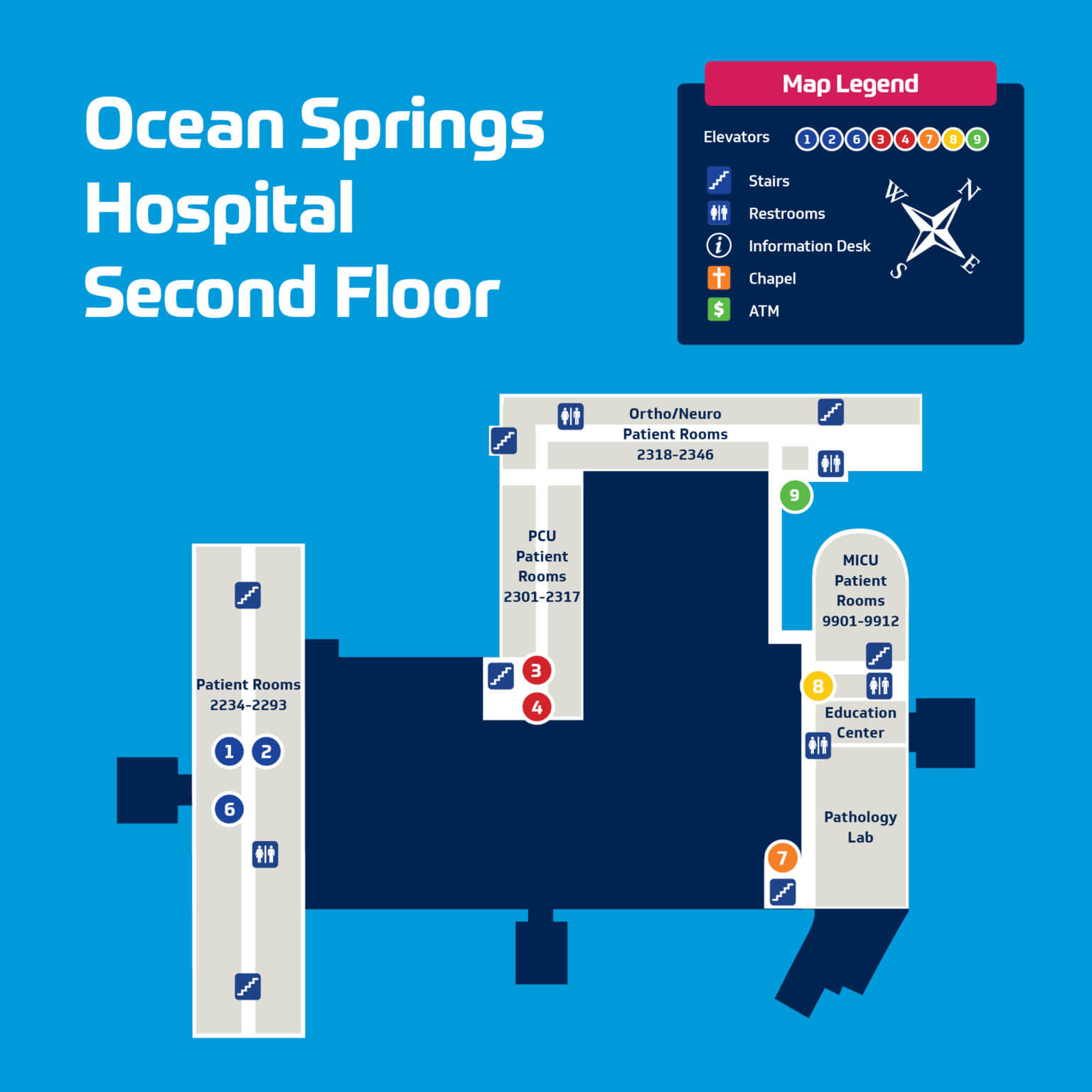 Floor Maps Singing River Health System