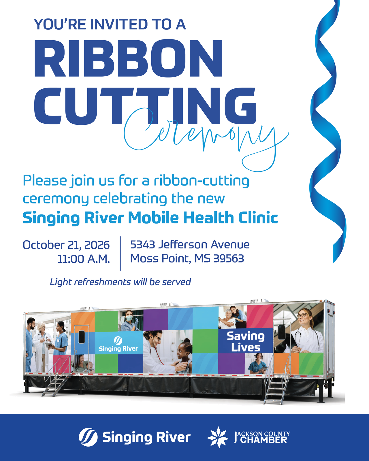 Singing River Mobile Clinic Ribbon Cutting Ceremony | Singing River ...